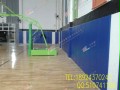 挂壁式室内篮球馆墙面安全保护设施软体墙垫保护运动员安全的墙垫 