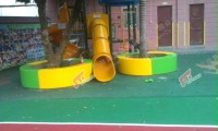 幼儿园户外圆形防撞保护坐凳安全环保软体花坛坐凳